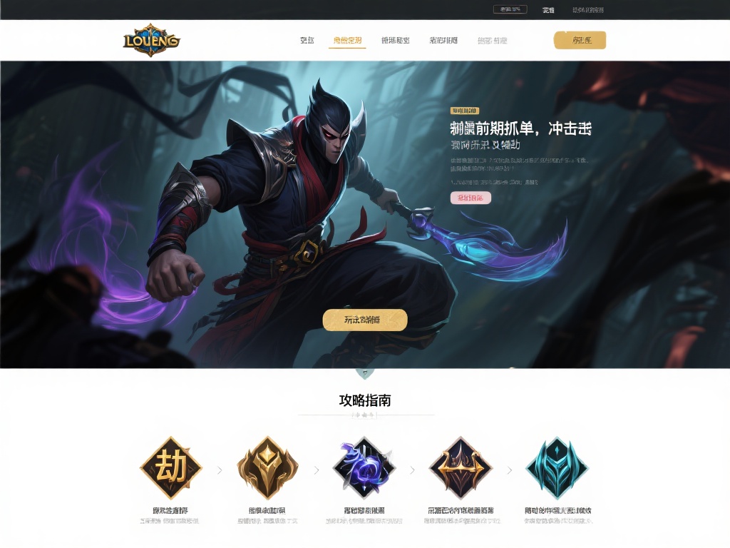 LOL官方网站为您呈现最全面的英雄攻略指南 在LOL中,每个英雄都有其独特的定位,例