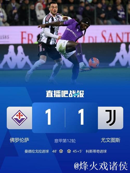 意甲-科斯蒂奇破门曼德拉戈拉扳平 尤文1-1佛罗伦萨言和 意甲-科斯蒂奇破门曼德拉戈拉扳平 尤文1-1佛罗伦萨言和